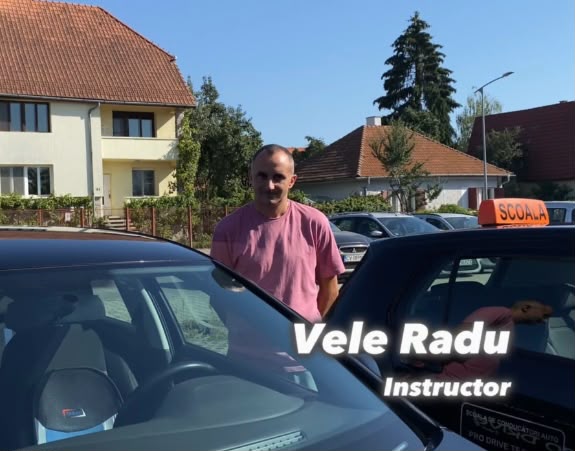 Vele Radu — Instructor auto Pro Drive Team